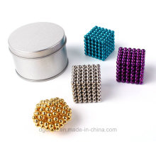 216PCS 5mm Diferentes colores Bolas magnéticas Neocube